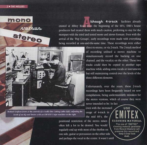 CD, The Hollies, Vocal | Historia Nuestra