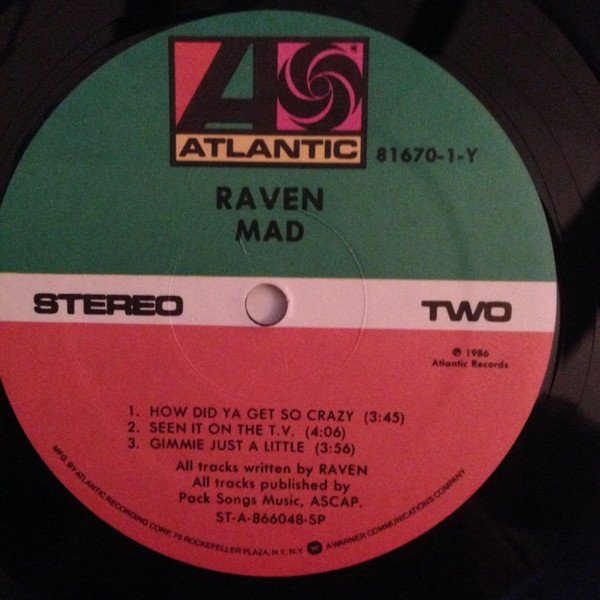 12 inch, Heavy Metal, Raven | Historia Nuestra
