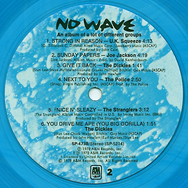 LP, New Wave, Pop Punk, Punk, Various | Historia Nuestra