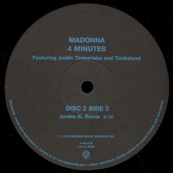 12 inch, Contemporary RB, House, Madonna Featuring Justin Timberlake And Timbaland | Historia Nuestra