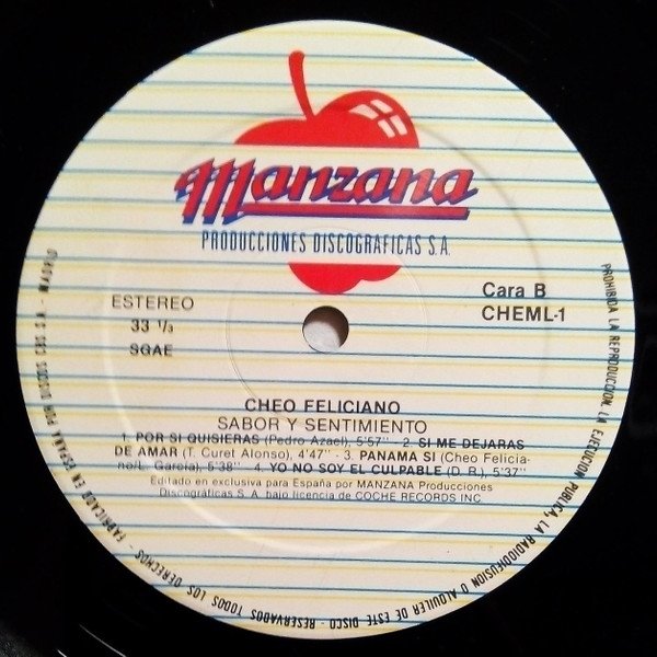 Cheo Feliciano, LP, Salsa | Historia Nuestra
