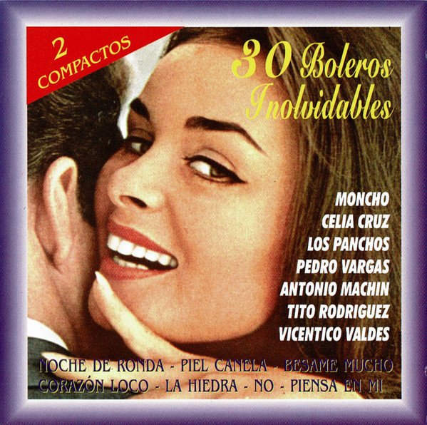 Various 30 Boleros Inolvidables-2xCD | CDs de Música | Historia Nuestra Bolero, CD, Various | Historia Nuestra