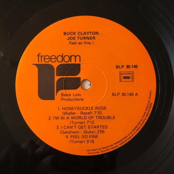 Buck Clayton, Joe Turner*, LP | Historia Nuestra