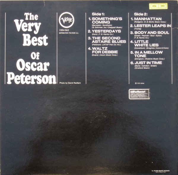 Bop, LP, Oscar Peterson | Historia Nuestra