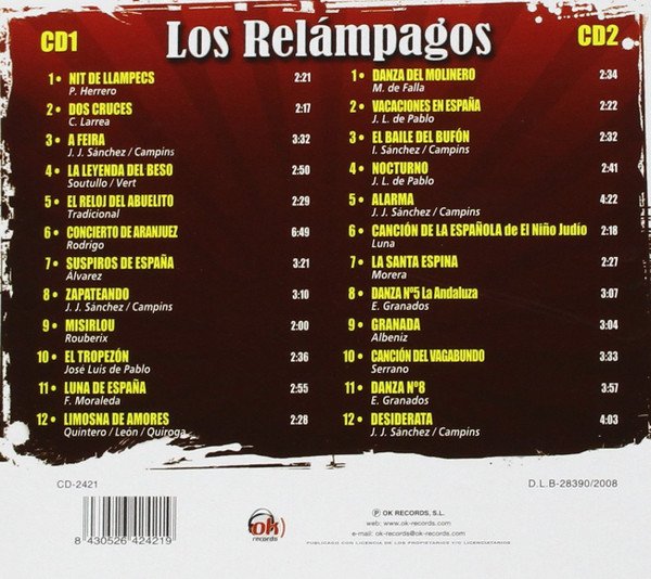 CD, Los Relámpagos* | Historia Nuestra