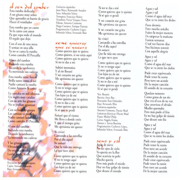 CD, Flamenco, Pop Rock, Rosario* | Historia Nuestra