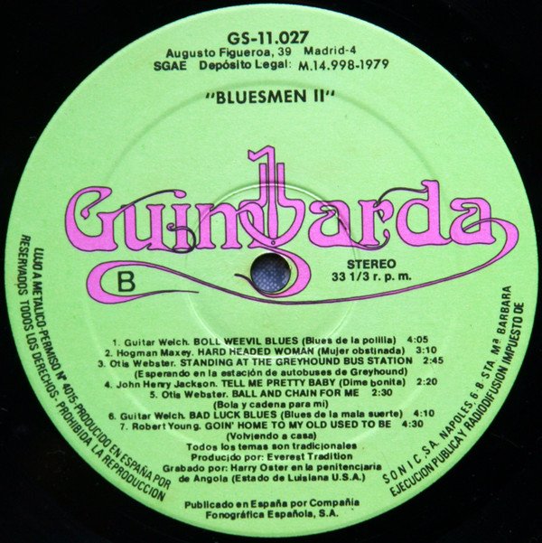 Country Blues, Louisiana Blues, LP, Various | Historia Nuestra