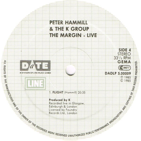 Art Rock, LP, Peter Hammill & The K Group, Prog Rock | Historia Nuestra