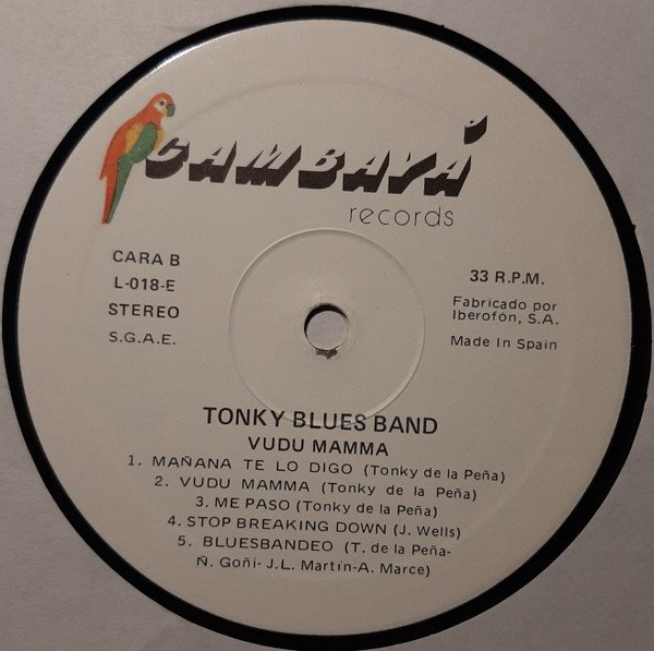 Electric Blues, Harmonica Blues, LP, Tonky Blues Band | Historia Nuestra