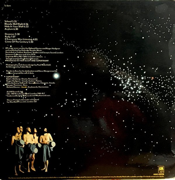 Art Rock, LP, Prog Rock, Supertramp | Historia Nuestra