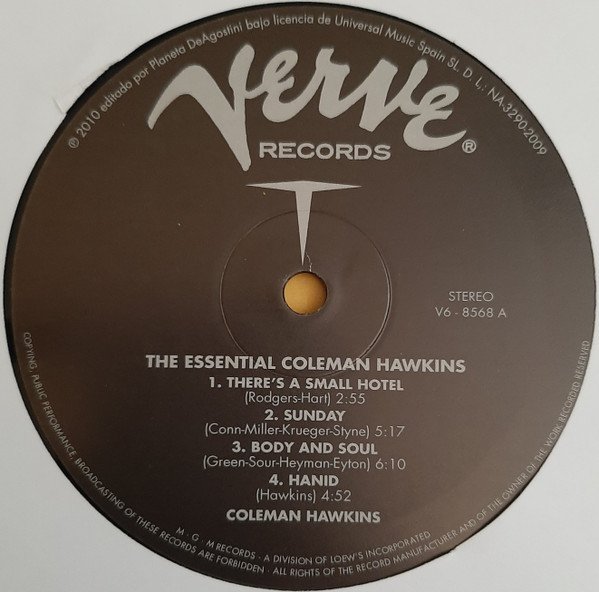 Coleman Hawkins, Hard Bop, LP | Historia Nuestra