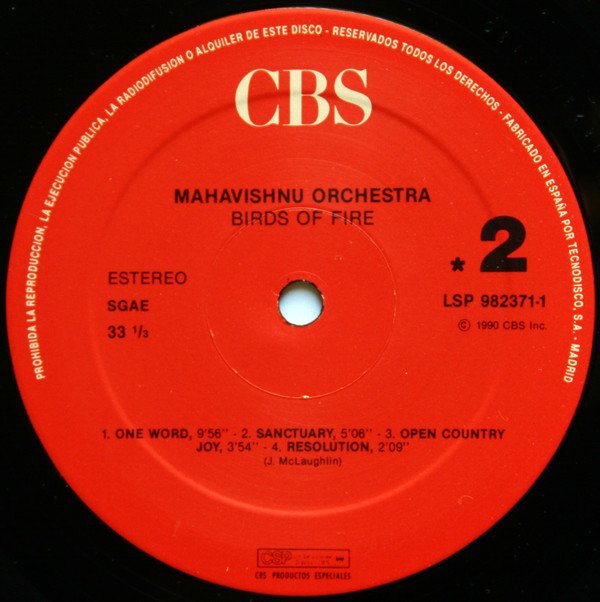 Fusion, JazzRock, LP, Mahavishnu Orchestra | Historia Nuestra