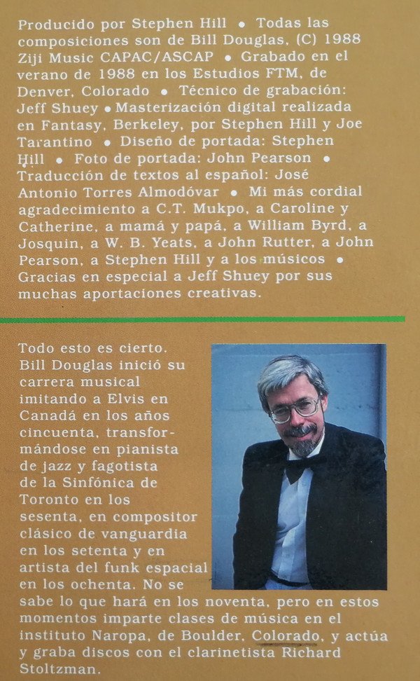 Bill Douglas, Celtic, Folk, LP, New Age | Historia Nuestra