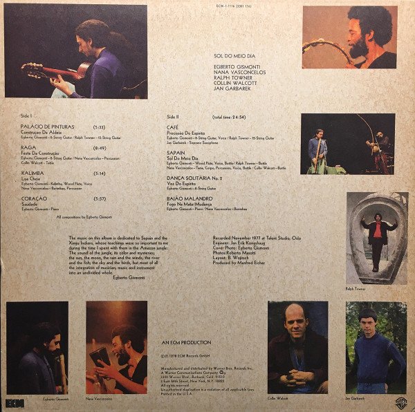 Contemporary Jazz, Egberto Gismonti, Latin Jazz, LP | Historia Nuestra