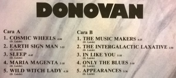 Donovan, Folk Rock, LP | Historia Nuestra