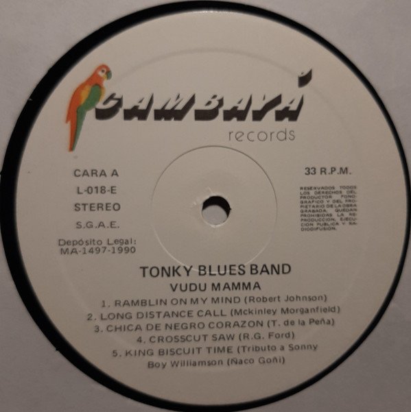 Electric Blues, Harmonica Blues, LP, Tonky Blues Band | Historia Nuestra