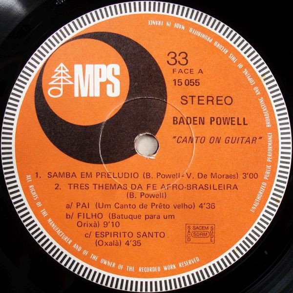 Baden Powell, Bossanova, Latin Jazz, LP, MPB, Samba | Historia Nuestra