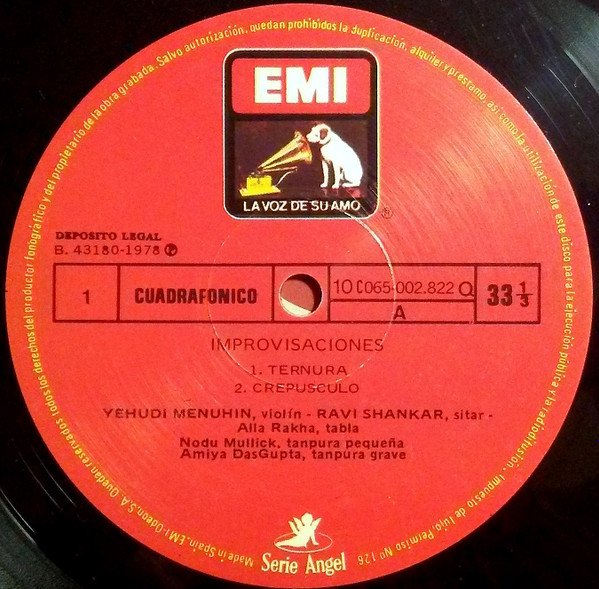 Contemporary, Indian Classical, LP, Yehudi Menuhin · Ravi Shankar · Jean-Pierre Rampal | Historia Nuestra