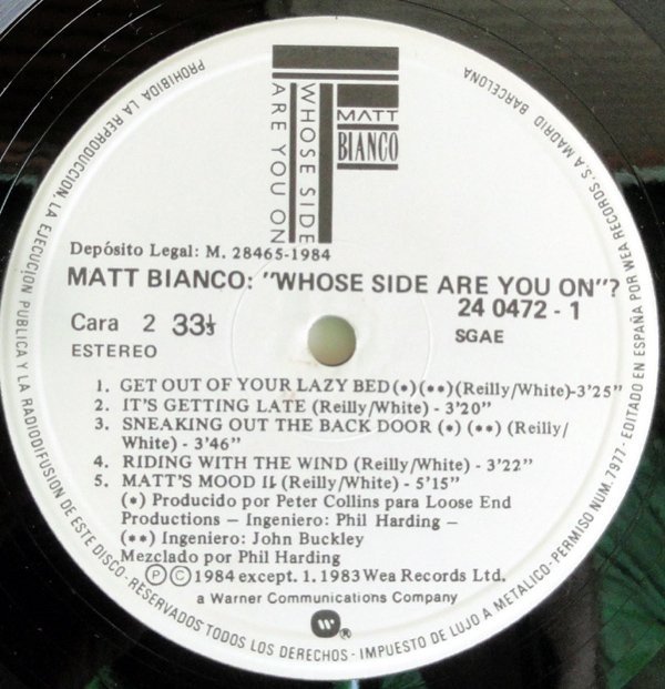 Jazzdance, LP, Matt Bianco | Historia Nuestra