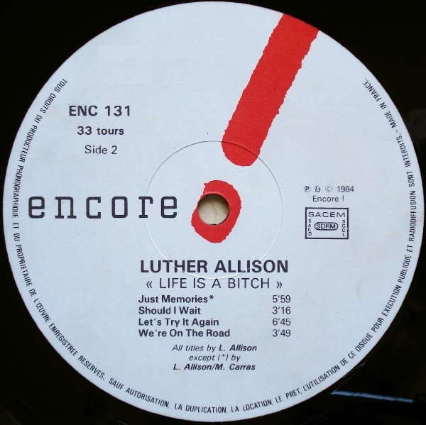 Electric Blues, LP, Luther Allison | Historia Nuestra
