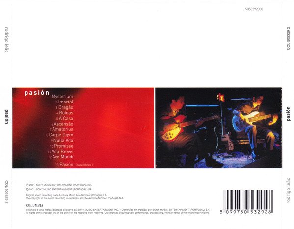 CD, Contemporary, NeoClassical, Rodrigo Leão | Historia Nuestra