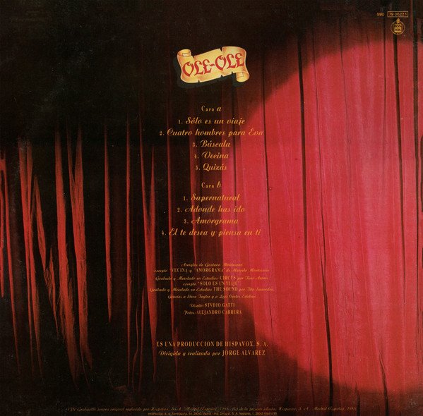 Disco, Europop, LP, Ole Ole | Historia Nuestra