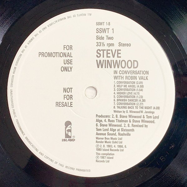 LP, Pop Rock, Steve Winwood | Historia Nuestra