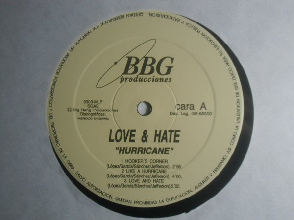 Garage Rock, Glam, Love & Hate, LP, Punk | Historia Nuestra