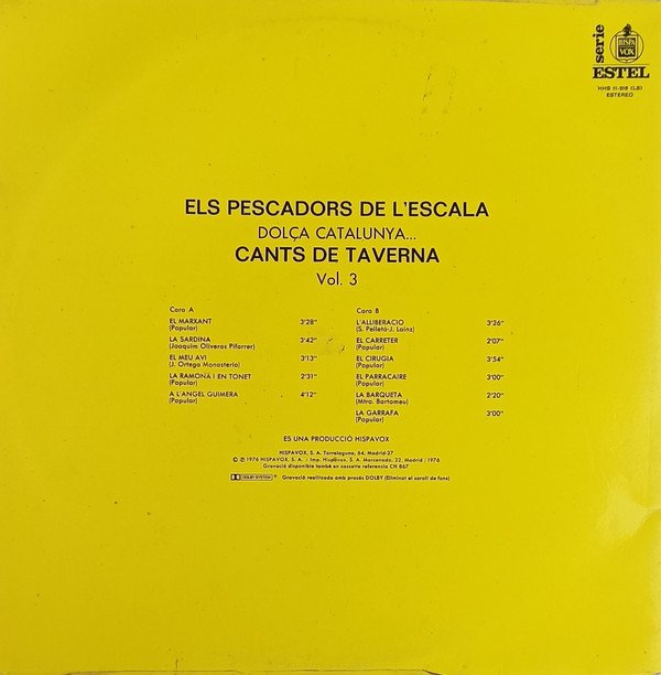 Els Pescadors De L'escala, LP | Historia Nuestra