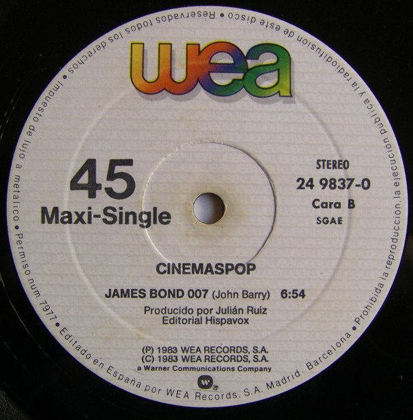 12 inch, Cinemaspop, Synthpop | Historia Nuestra