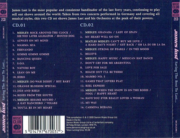 Big Band, CD, Easy Listening, James Last With His Orchestra* & Choir* | Historia Nuestra