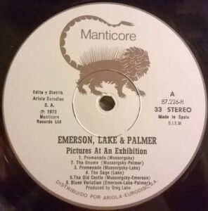 Emerson, Lake & Palmer - Mussorgsky*, LP, Prog Rock | Historia Nuestra