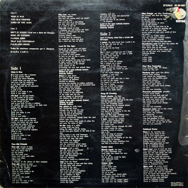 Folk Rock, LP, Magna Carta | Historia Nuestra