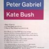 12 inch, Kate Bush, Peter Gabriel, Synthpop | Historia Nuestra
