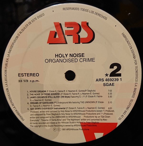 Breakbeat, Hardcore, Holy Noise, House, LP, Techno | Historia Nuestra