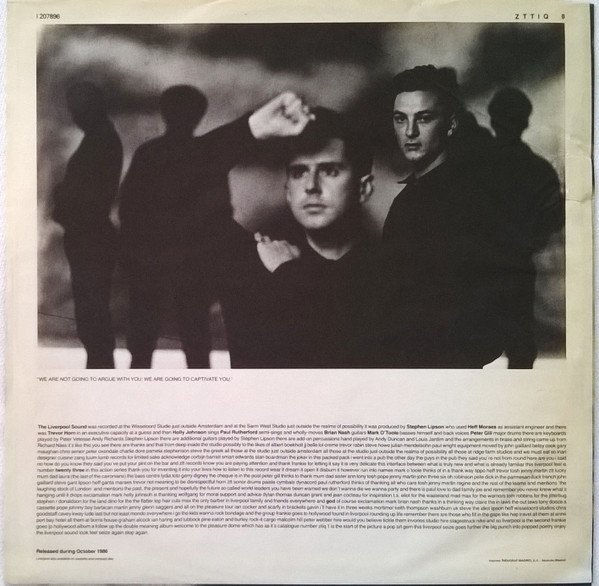 Frankie Goes To Hollywood, LP, Synthpop | Historia Nuestra