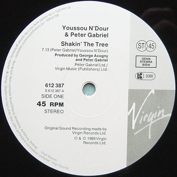 12 inch, Vocal, Youssou N'Dour & Peter Gabriel | Historia Nuestra