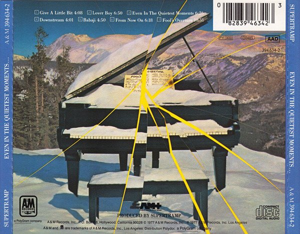 Art Rock, CD, Pop Rock, Prog Rock, Supertramp | Historia Nuestra