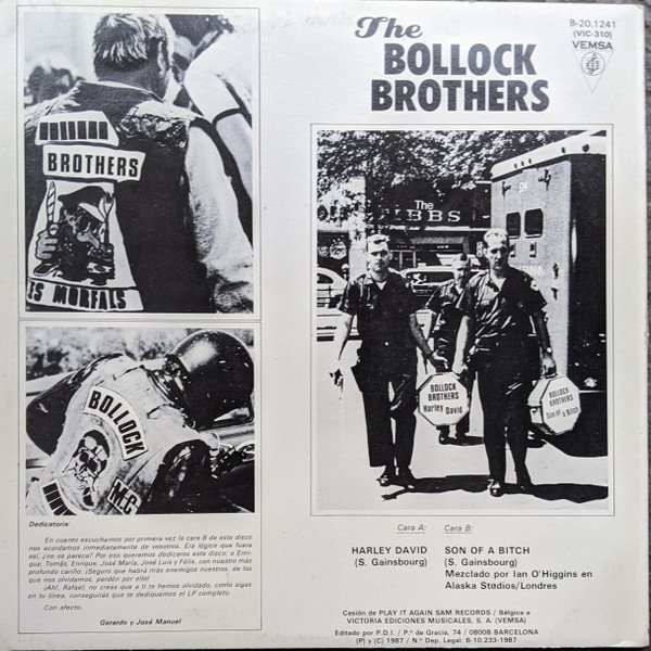 12 inch, New Wave, Synthpop, The Bollock Brothers | Historia Nuestra