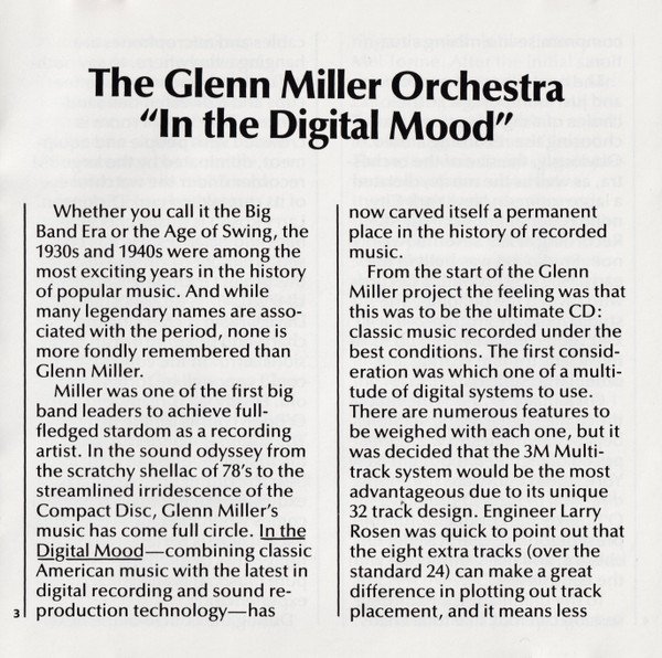 CD, Swing, The Glenn Miller Orchestra | Historia Nuestra