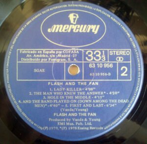 Flash & The Pan, LP, New Wave | Historia Nuestra