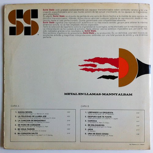 Big Band, Cool Jazz, LP, Manny Albam | Historia Nuestra