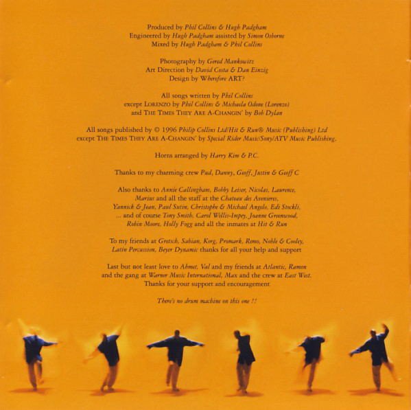 CD, Phil Collins, Pop Rock, Soft Rock | Historia Nuestra
