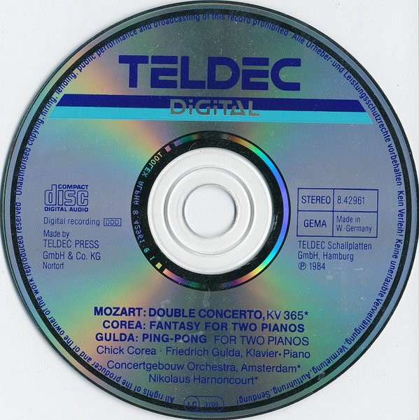 NTQtMjYzMC qcGVn jpeg, Mozart*, Corea* · Gulda*, Concertgebouw Orchestra*, Nikolaus Harnoncourt, Historia Nuestra