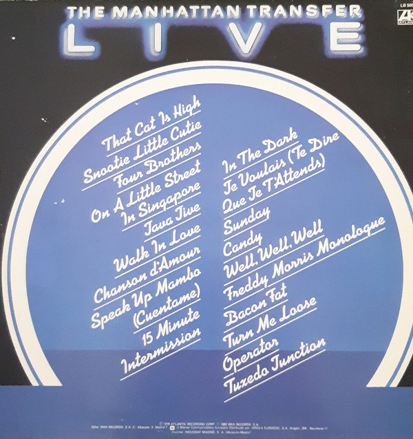 LP, Swing, The Manhattan Transfer, Vocal | Historia Nuestra