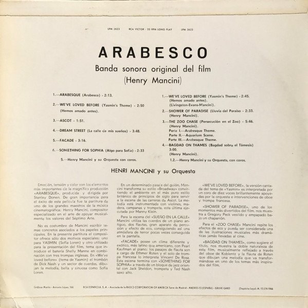 Easy Listening, Henry Mancini, LP, Score, SoulJazz, Soundtrack | Historia Nuestra