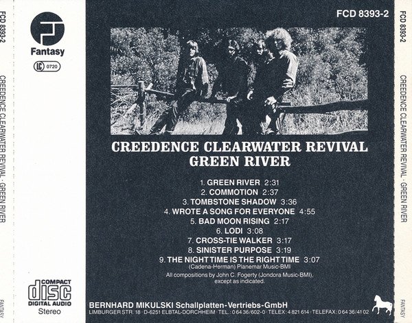 CD, Classic Rock, Creedence Clearwater Revival | Historia Nuestra