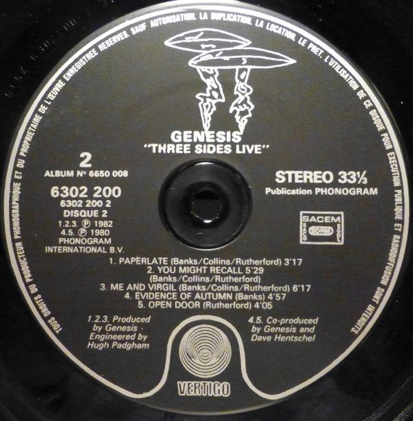 Genesis, LP, Pop Rock, Prog Rock | Historia Nuestra