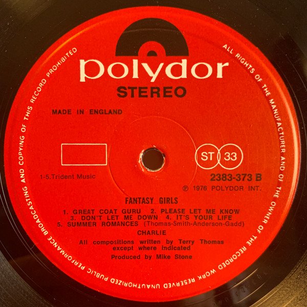 Charlie, Classic Rock, LP, Rock Roll | Historia Nuestra