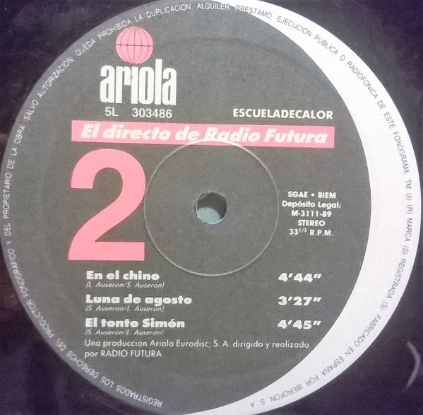 LP, Pop Rock, Radio Futura | Historia Nuestra